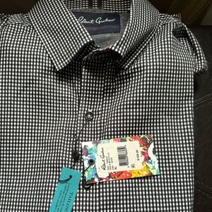 Robert Graham Tailored Fit Long Sleeve Dress Shirt XL